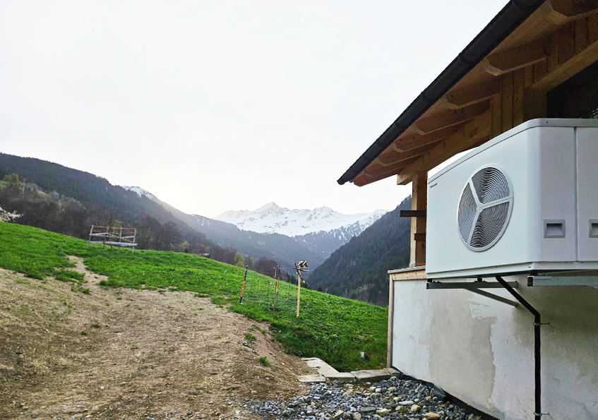 Nachhaltige Wärmepumpenlösung im alpinen Bereich
