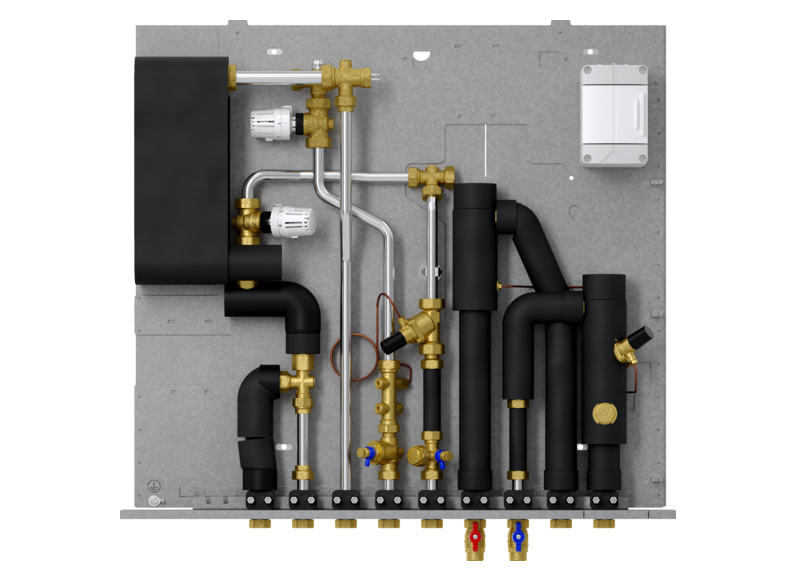STIEBEL ELTRON Wohnungsstation Trinkwasser, Heizung und K&uuml;hlung WS-4LC 2 Plus S