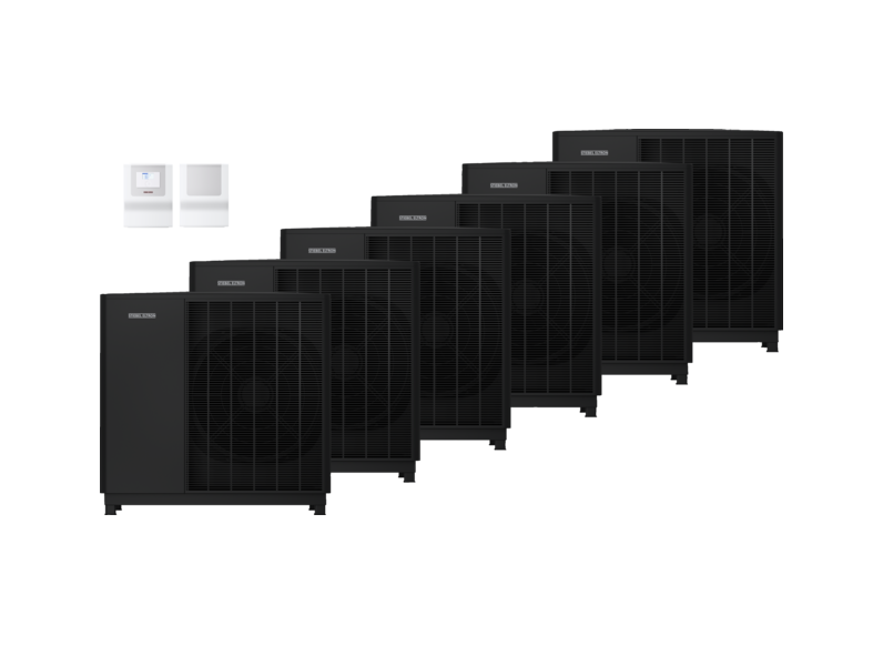 STIEBEL ELTRON Luft-Wasser-W&auml;rmepumpen WPL-A 13.2 Trend HK 400 6x Set