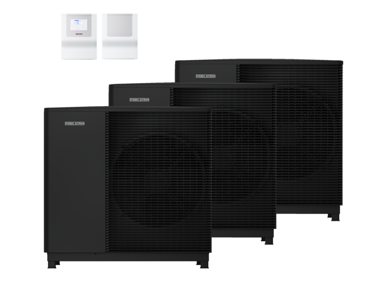 STIEBEL ELTRON Luft-Wasser-W&auml;rmepumpen WPL-A 10.2 Plus HK 400 3x Set