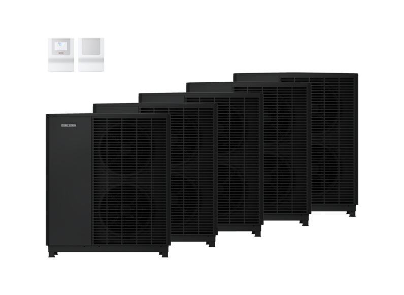 STIEBEL ELTRON Luft-Wasser-W&auml;rmepumpen WPL-A 17.2 Trend HK 400 5x Set