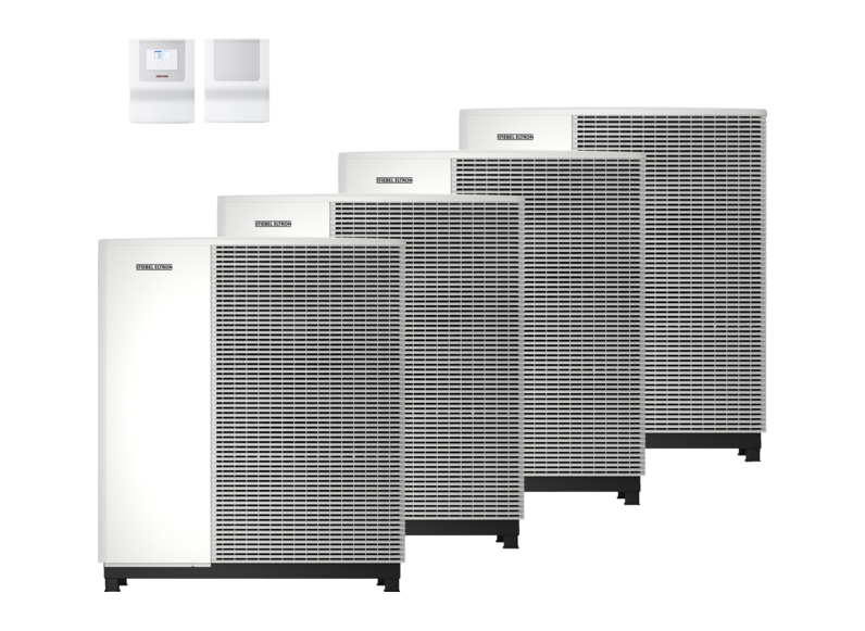 STIEBEL ELTRON Luft-Wasser-W&auml;rmepumpen WPL-A 13.2 W Plus HK 400 4x Set