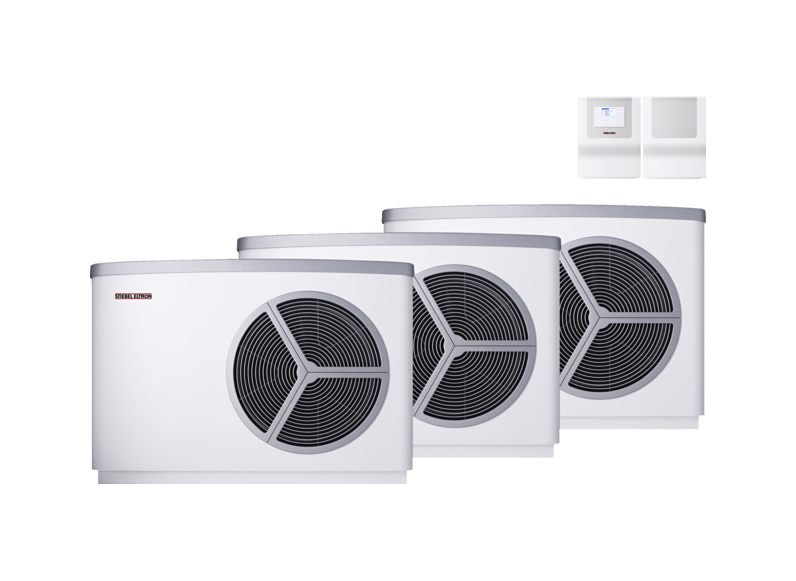 STIEBEL ELTRON Luft-Wasser-Wärmepumpen WPL 25 A 3er Set