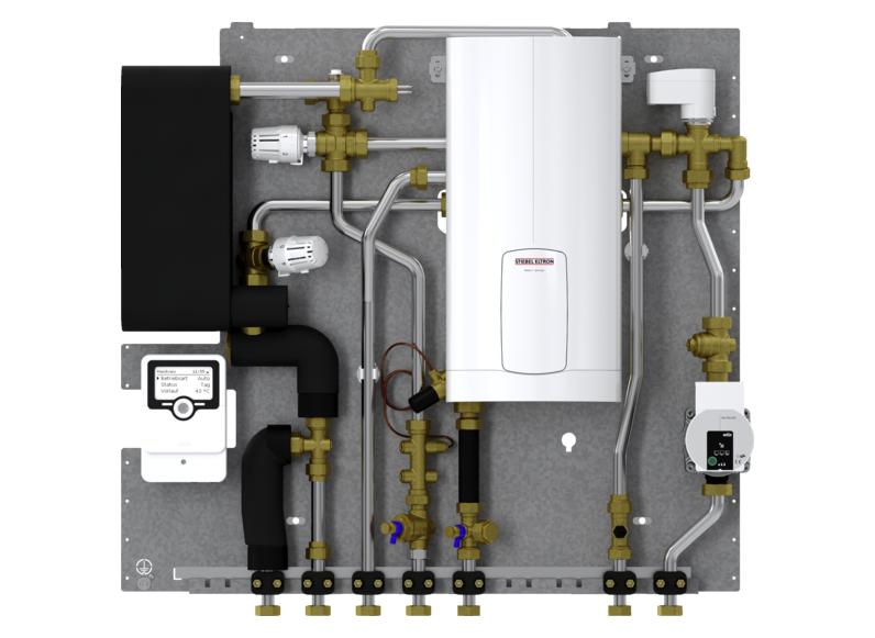 STIEBEL ELTRON Wohnungsstation Trinkwasser und Heizung mit elektrischer Nacherw&auml;rmung WS-DUO-E Premium S