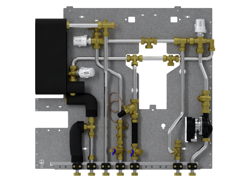 STIEBEL ELTRON Wohnungsstation Trinkwasser und Heizung WS-T 3 Plus