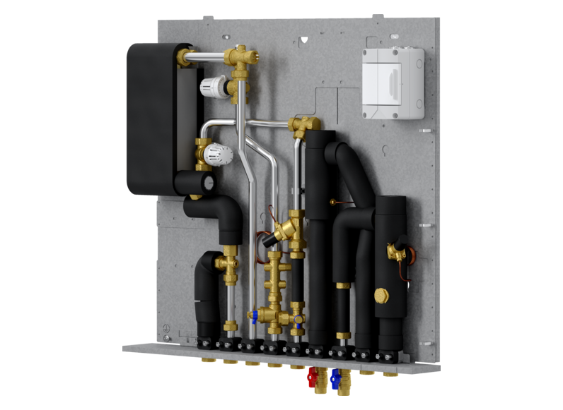 STIEBEL ELTRON Wohnungsstation Trinkwasser, Heizung und K&uuml;hlung WS-4LC 2 Plus