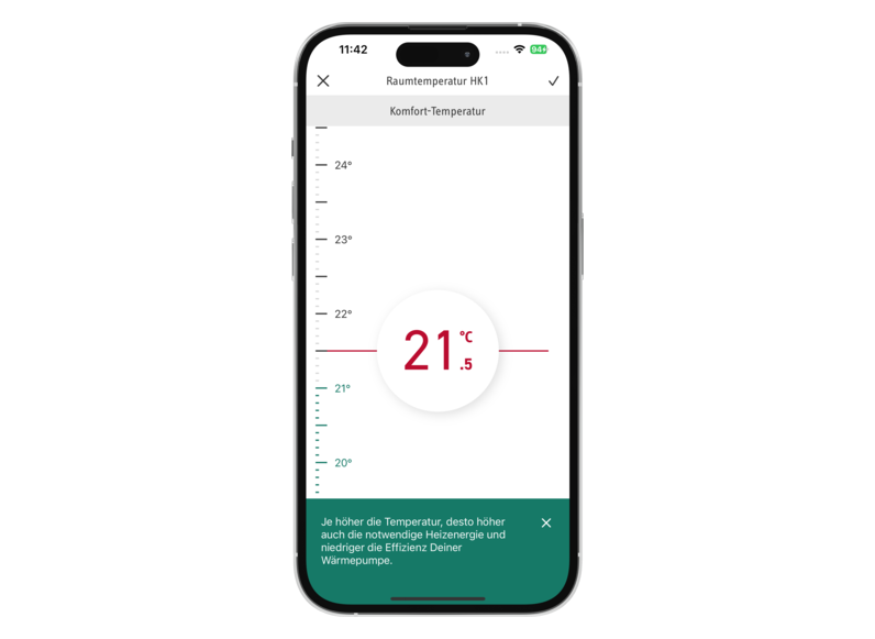 STIEBEL ELTRON Regelung / Energiemanagement MyStiebel-App Android