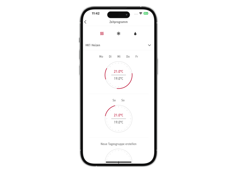 STIEBEL ELTRON Regelung / Energiemanagement MyStiebel-App Android