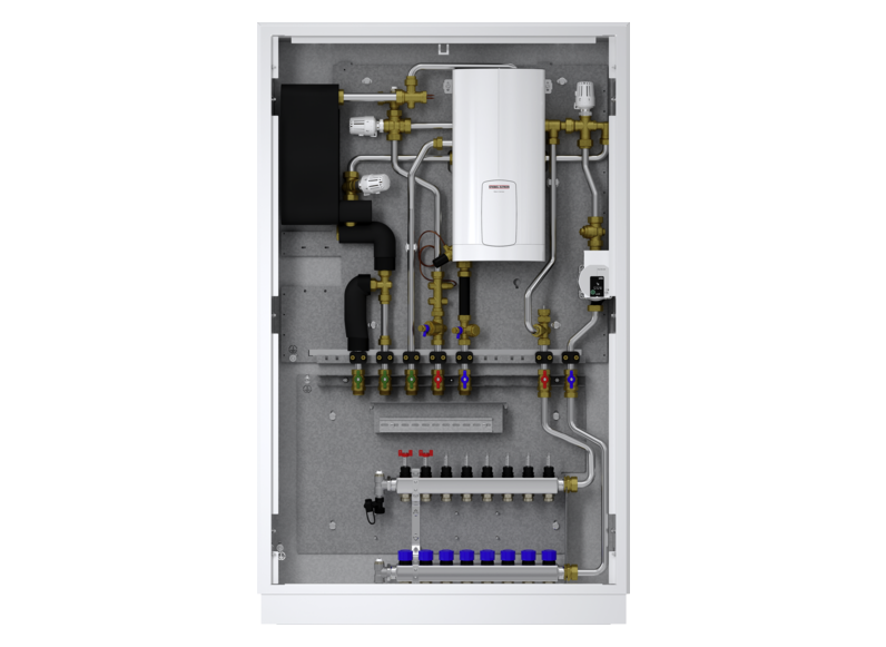 STIEBEL ELTRON Wohnungsstation Trinkwasser und Heizung mit elektrischer Nacherw&auml;rmung WS-DUO-T Premium
