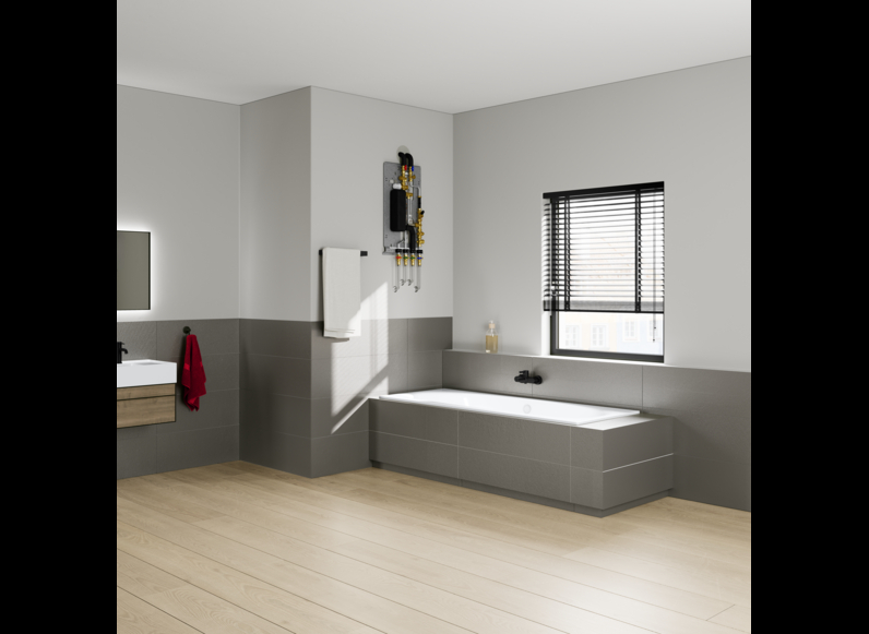 STIEBEL ELTRON Wohnungsstation Trinkwasser und Heizung WS-GTA Trend S