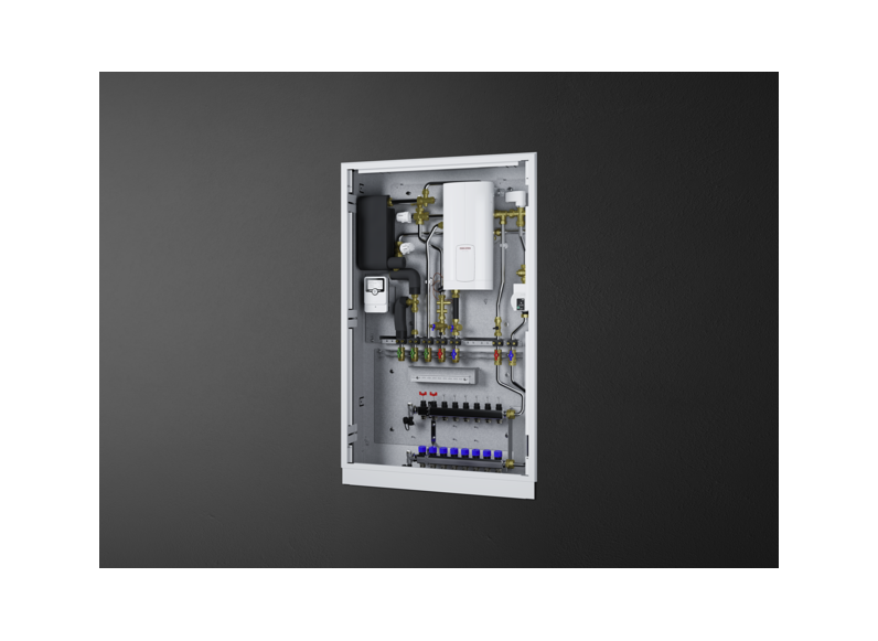 STIEBEL ELTRON Wohnungsstation Trinkwasser und Heizung mit elektrischer Nacherw&auml;rmung WS-DUO-E Premium S
